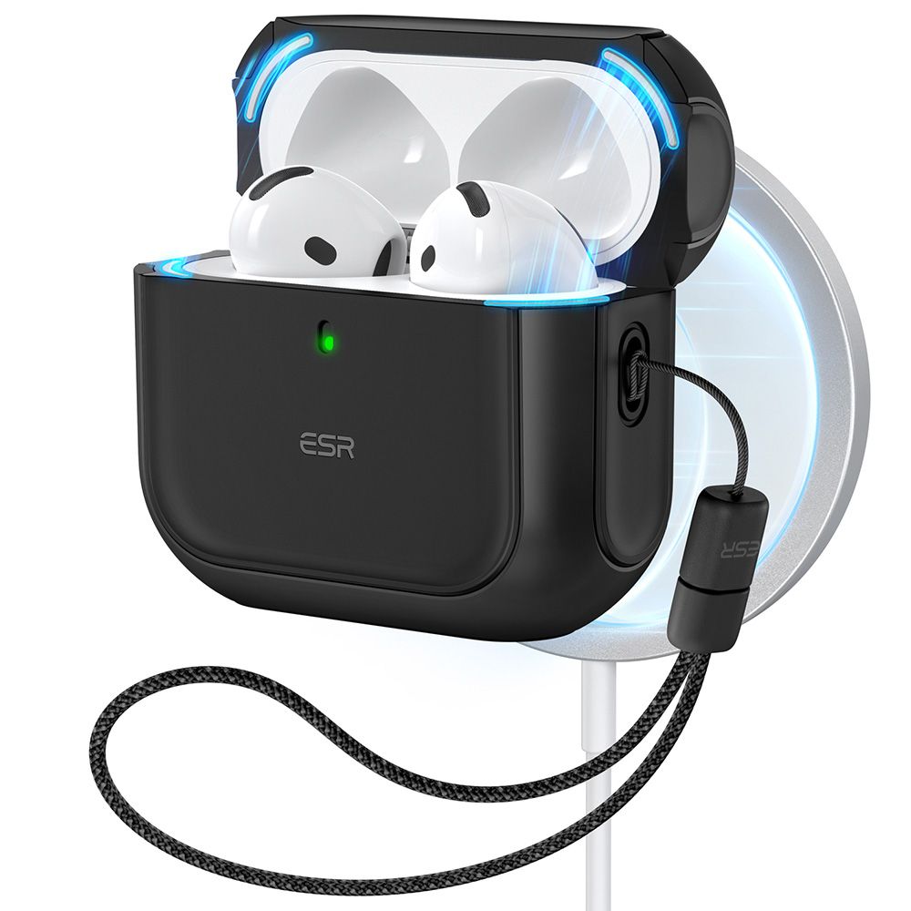 Etui ESR Orbit HaloLock MagSafe do Apple AirPods 4, czarne